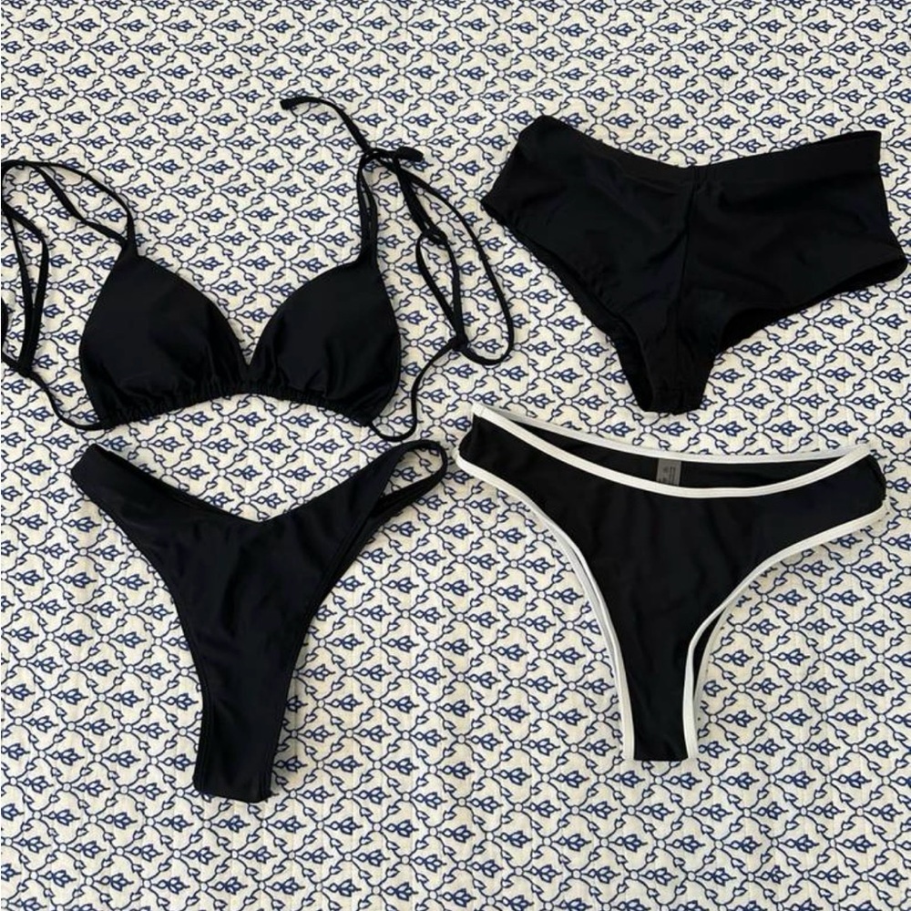 Elegant Black Women's Bikini Set